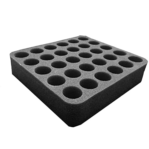 30 Vials Essential Oil Carrying Case Holds 5ml 10 ml 15ml 20ML 30M Perfect for DISPLAY Drawer Home Stock and Foam Inserts