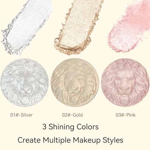 K'APEINE Highlighter Palette - Waterproof Shimmer Glow Trio