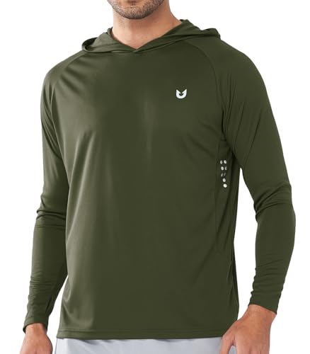 NORTHYARD Men's UPF 50+ Sun Protection Hoodie | Rash Guard Shirt