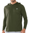 NORTHYARD Men's UPF 50+ Sun Protection Hoodie | Rash Guard Shirt
