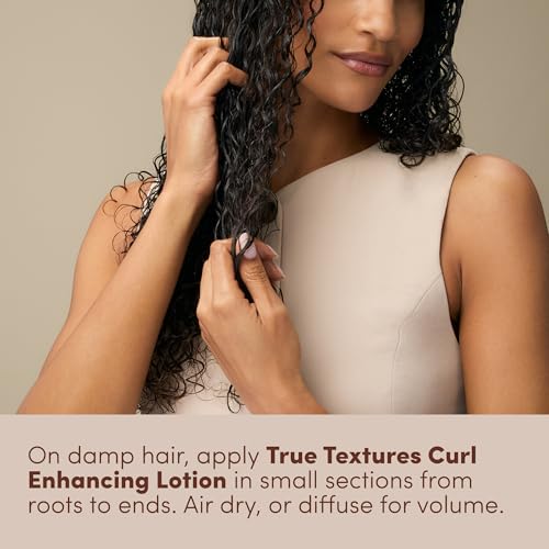 Mizani True Textures Curl Enhancing Lotion - Leave In Curl Cream for Curly Hair with Coconut Oil & Olive Oil, Frizz Control, Adds Hair Shine, No Drying Alcohols, Paraben-Free, (Pack of 2)