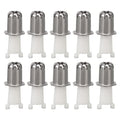 Nose Hair Trimmer Replacement Blades,Nose Hair Trimmer Blades,Nose Hair Trimmer Head, 10pcs Portable Universal Replacement Clipper Blade Heads for Fitting and Easy Cleaning, Daily Storage and Travel