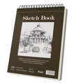 Fuxi 9x12 Sketchbook - Top Spiral Bound, 100 Sheets Acid-Free Paper