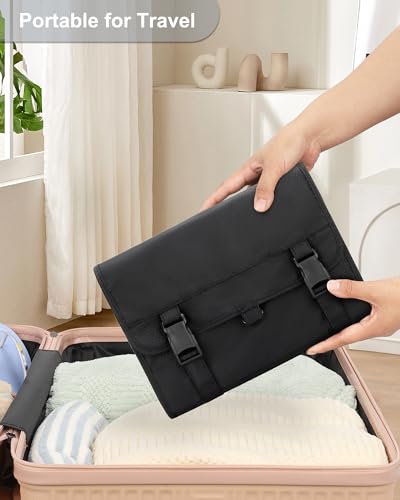 Relavel Hanging Toiletry Bag with Hook - Waterproof Travel Organizer