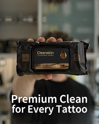 All-in-One Green Soap Tattoo Wipes for Cleaning & Aftercare