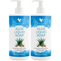 Forever Living - Aloe Liquid Soap - Gentle Cleansing and Moisturizing with Aloe Vera, Jojoba and Argan Oil - Gluten-Free and Vegan - 16 fl oz (Pack of 2)