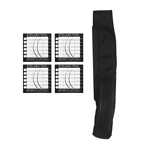 Magnetic Eyelash Extension Pad Kit with Headband