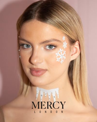 Ice Queen Face Jewels Stick On Gems - Frozen Costume Accessories