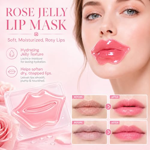 Sulily 24K Gold Eye Masks & Collagen Lip Masks (30 Pack)