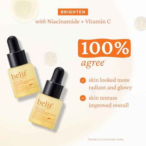 belif Discover Glowing Skin Mini Kit: Peptides Firming Serum, Multi7-Hyaluron Hydrating Serum, Vitamin C Serum, Super Drops Trial Set, Hyaluronic Acid, 5% Niacinamide, Retinol, Korean Skin Care