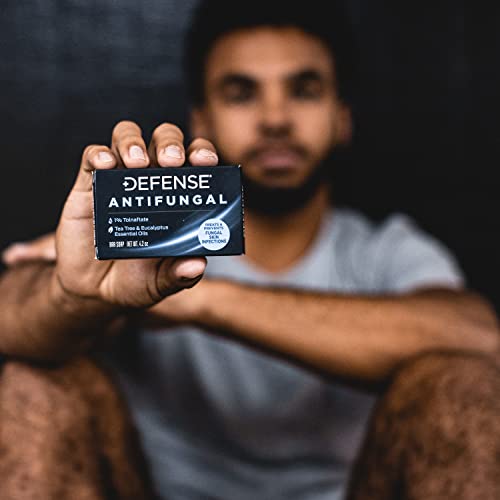 Defense Soap Bar Variety 3-Pack - Original Tea Tree, Peppermint, Oatmeal + Antifungal Medicated Bar Soap + Acne Care Bar Soap 4.2oz | 2% Salicylic Acid, Tea Tree & Eucalyptus Essential Oils