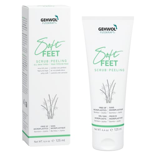 GEHWOL Soft Feet Scrub - Exfoliating Foot Scrub with Bamboo & Honey (4.4 oz)