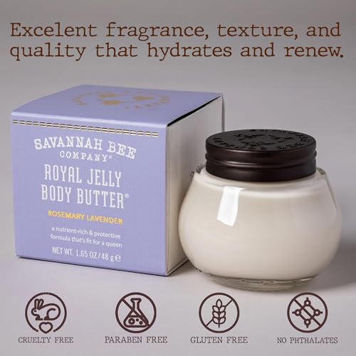 Savannah Bee Company Royal Jelly Body Butter - Deep Hydrating Body Butter for Dry Skin