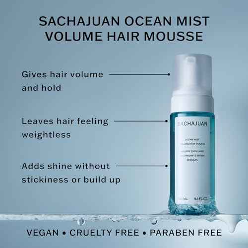 SachaJuan Ocean Mist Volume Hair Mousse 150 ml / 5.1 oz
