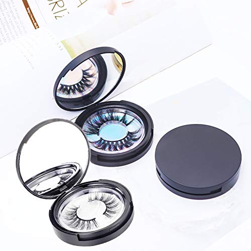 3 Pack Eyelash Storage Case with Mirror | Travel Lash Holder