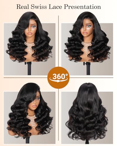 5x5 HD Lace Closure Wig - 24 Inch Body Wave Human Hair
