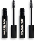 Revolution Beauty 5D Lash Pow Mascara - Volumizing & Lengthening, Pack of 2