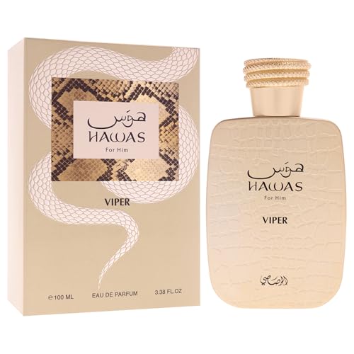 RASASI Hawas Viper Eau de Parfum for Men 100ml - Oriental & Rich Scent Spray