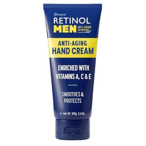 Retinol Anti-Aging Hand Cream ? The Original Retinol Brand For Younger Looking Hands ?Rich, Velvety Hand Cream Conditions & Protects Skin, Nails & Cuticles (Men's)