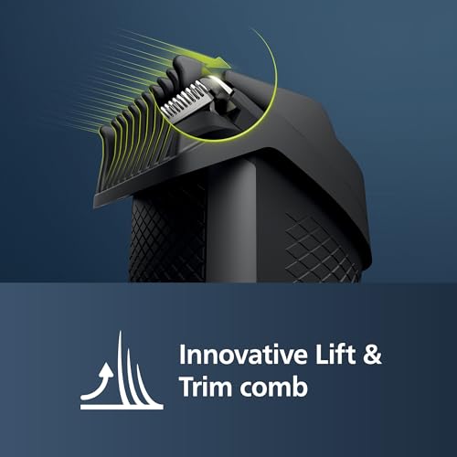 "Philips Beardtrimmer 3000 Series, Beard Trimmer with Lift & Trim Technology (Model BT3206/14)"