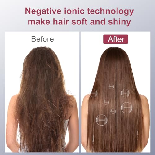 CONFU Professional Ionic Hair Dryer - 1875W Fast Drying with Diffuser