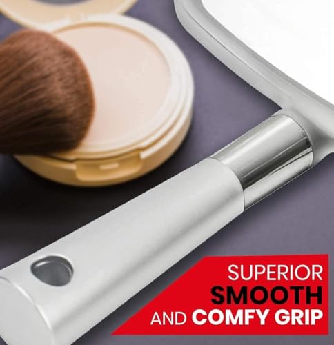 9" x 13" Professional Hand Mirror with Ergonomic Handle