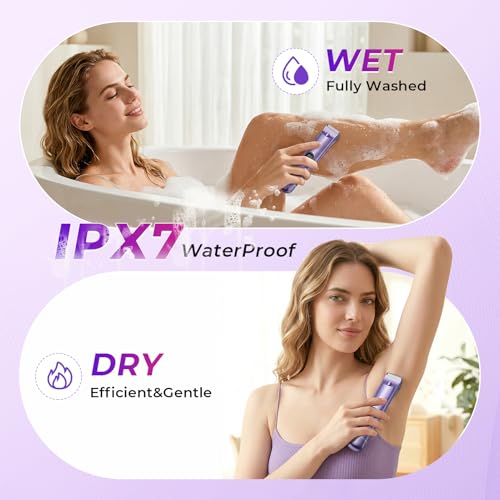 4-in-1 Electric Bikini Trimmer for Women, Wet & Dry Personal Grooming