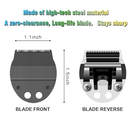 Narrow Blade Replacement,Trimmer Blade Compatible with oster Finisher Trimmer Model 59 and T-Finisher Trimmer Blades£¬Black