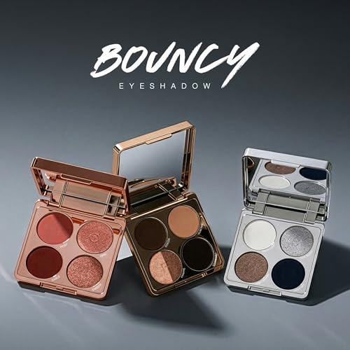 Absolute New York Bouncy Eyeshadow Quad in Rose