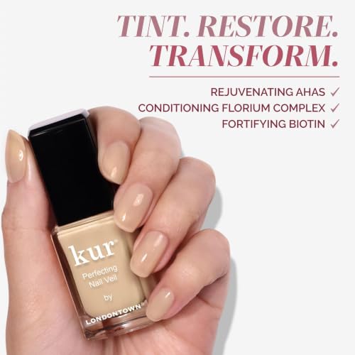 LONDONTOWN Perfecting Nail Veil - Ultra Sheer Alabaster Tint, 2nd Shade