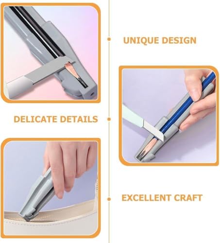 3-in-1 Eyebrow Pencil Sharpener with Duckbill Shape for Makeup & Cosmetics