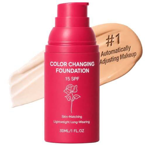 Korean Color Changing Foundation - Self-Adjusting Skin Tone Makeup, Hydrating & Medium Coverage