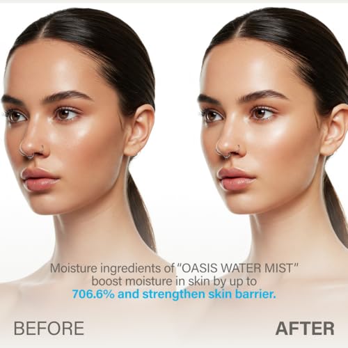 KEYTH Oasis Water Mist (150ML, 5.07 FL.OZ.) / Moisturization, Skin Hydration, Soothing, Skin Barrier Strengthening, Cactus Stem Extract, 14 Vitamins