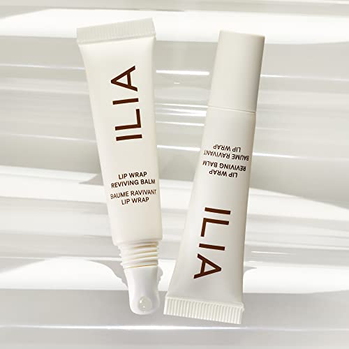 ILIA - Lip Wrap Reviving Balm | Non-Toxic, Vegan, Cruelty-Free, Plumping Moisturizer with Long Lasting Hydration (Lucid, 0.23 fl oz | 7 ml)