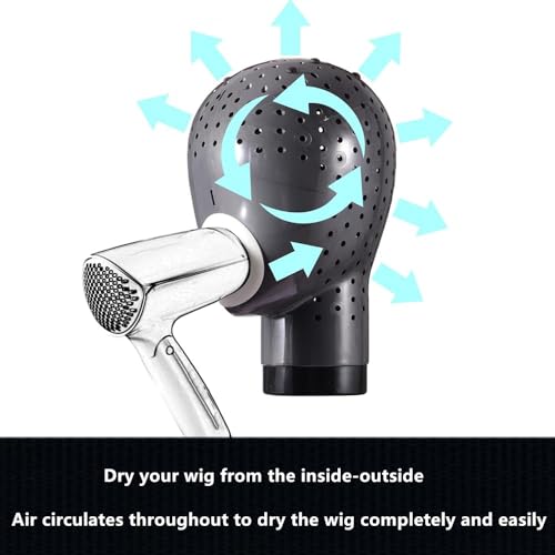 Wig Dryer Stand - Quick Drying Hair Mannequin Head Holder