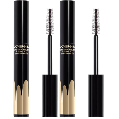 COVERGIRL Exhibitionist Stretch & Strengthen Mascara, Black Brown (Pack of 2)