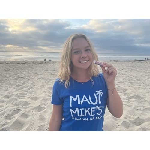 Maui Mike's Passion Fruit Lip Balm (4 units). Best Tasting Lip Balm. Vitamin E, Aloe Vera and Moisturizer.