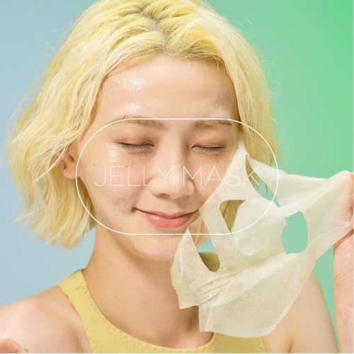 I'M SORRY FOR MY SKIN Jelly Mask Full Set for Skin Stress Relief, Korean Skin Care Travel Essentials Kit, K-Beauty Hydrating Face Mask Sheets, Gifts for Women (Pack of 10)
