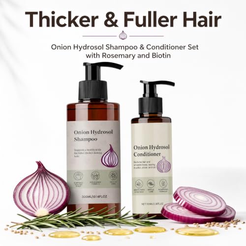 Onion Hydrosol Shampoo and Conditioner Set with Biotin