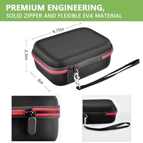 Case for Wahl Professional Peanut Classic Clipper/Trimmer #8685, 8655-200, 8081, 8035 and Attachment Clippers Comb Blade Accessories- Black