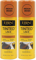 TINTED LACE Medium Brown Spray for Lace Front Wigs 2.7oz | Seamless Blending & Quick-Dry