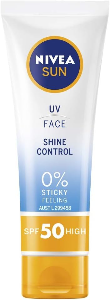 Nivea Sun UV Sunscreen Face Shine Control Cream for Mat Look SPF50, 50ml