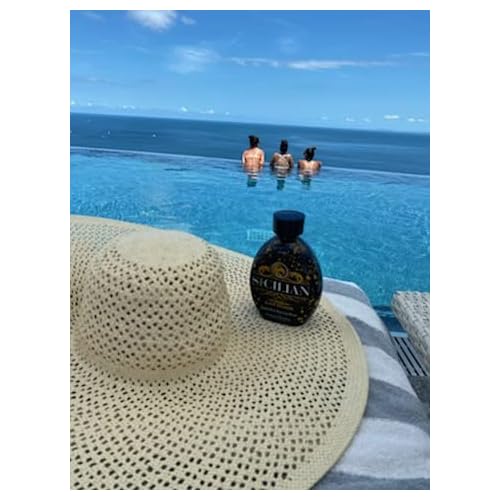 The Sicilian 200X Black Bronzer Dark Tanning Lotion Indoor Tanning Beds & Outdoor Bronzing Sun Tan Lotion