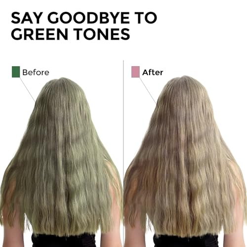 Bye Bye Green Shampoo - Neutralizes Green Tones, 11.83 oz