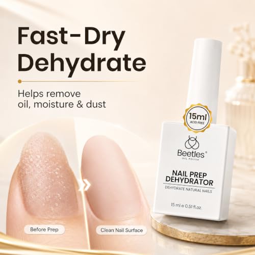 Beetles HEMA-Free Nail Dehydrator and Primer Set - 2x 15ml Nail Prep Kit