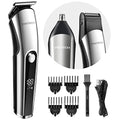 PRITECH 3-in-1 Cordless Beard Trimmer Kit - Waterproof & Rechargeable