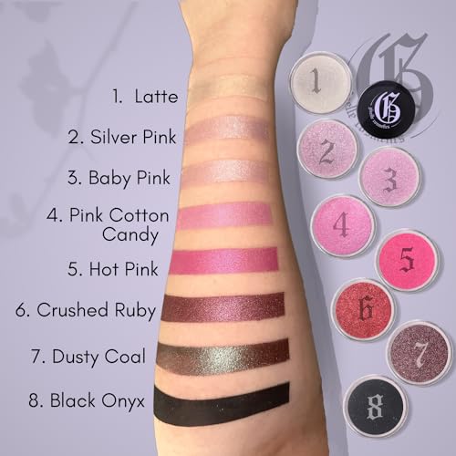 Silver Pink Mineral Eyeshadow Palette - Loose Pigment