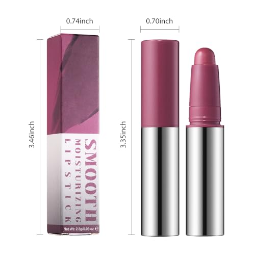 Mauve Plum Red 2-in-1 Lipstick Crayon & Liner - 24H Wear