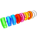 KIRALUMI 8 Pack LED Light Up Bracelets - Multicolor 7 Solid + 1 Multicolor Bands, 3 Modes