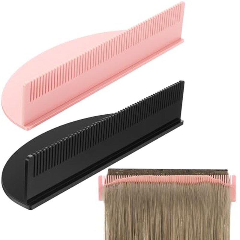 Hair Extension Holder Acrylic Stand - 2 Pack Black & Pink